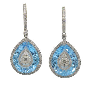 59435 - Blue Topaz Earrings