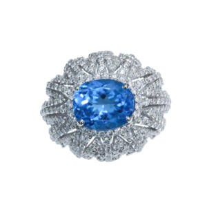 H1851 - Blue Topaz Ring