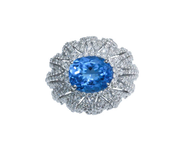 H1851 - Blue Topaz Ring