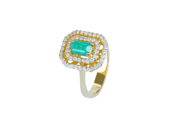 H700 Emerald Ring