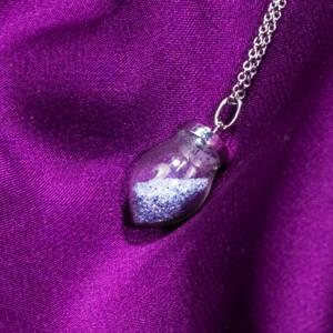 Precious Dust Line – Necklace Sapphire – H8370